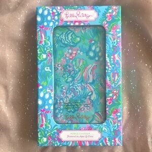 Brand New Lily Pulitzer Aqua La Vista Mobile Charger w/ USB Charging Cord
